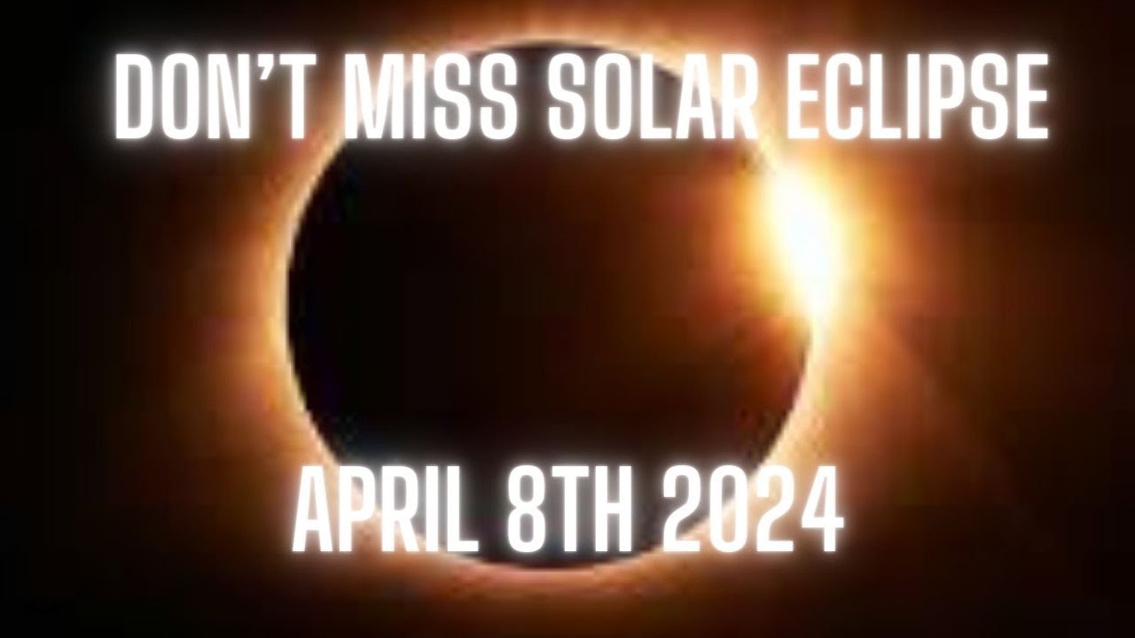 SOLAR ECLIPSE April 8th 2024 2:04 p.m. - YouTube