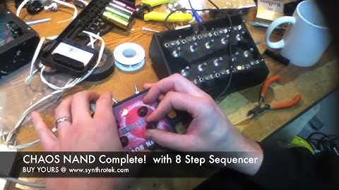 Synthrotek Chaos Nand Synth with 8 Step Analog Sequencer