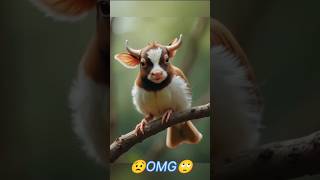 🐮 Bird or Cow? Amazing AI Hybrid Animals! #Shorts #AIArt