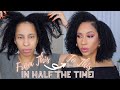 These FAST DRYING Natural Hair WASH AND GO PRODUCTS Made My Winter Type 4 Wash Day And Style So Easy