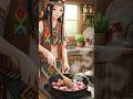 Young woman cooking pork #trending #shorts #amazing 🥘