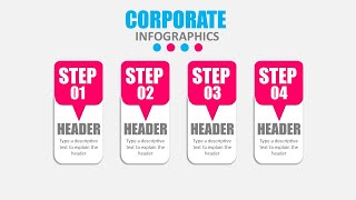 Create a moving Business infographics and Animation with PowerPoint