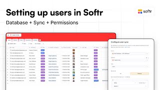 How to Setup Users in Softr: Database, Syncing & Permissions