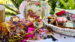 Creating a “Something Something” from a Jumble of Threads & Stuff #embroidery