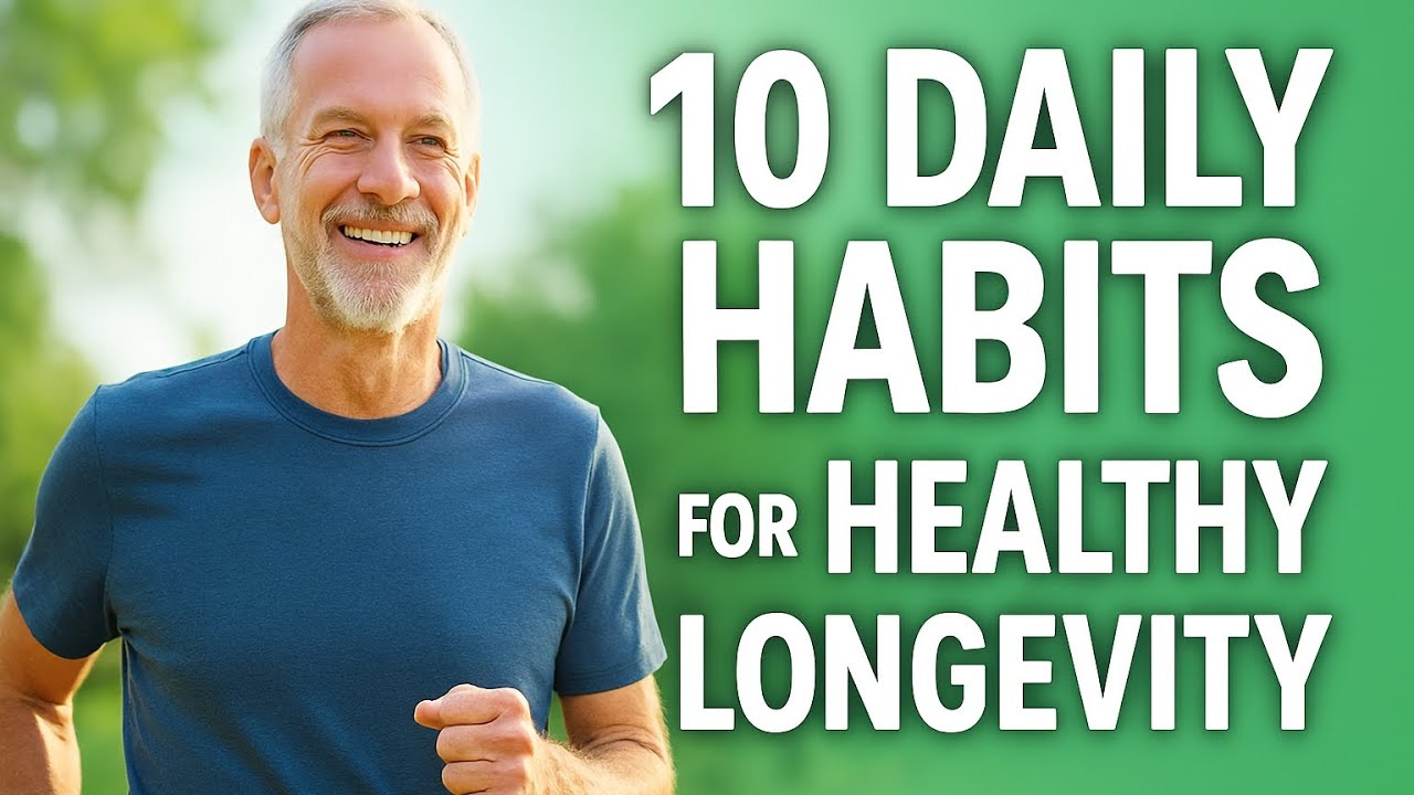 Longevity Mindset 10 Daily Habits for Healthy Longevity . The Longevity Mindset. - YouTube