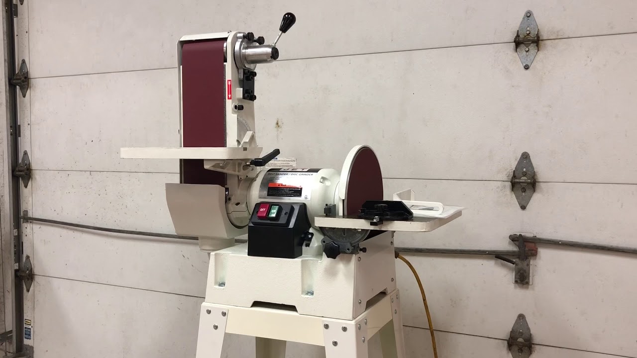 Jet JSG6DC Belt/Disc Sander YouTube