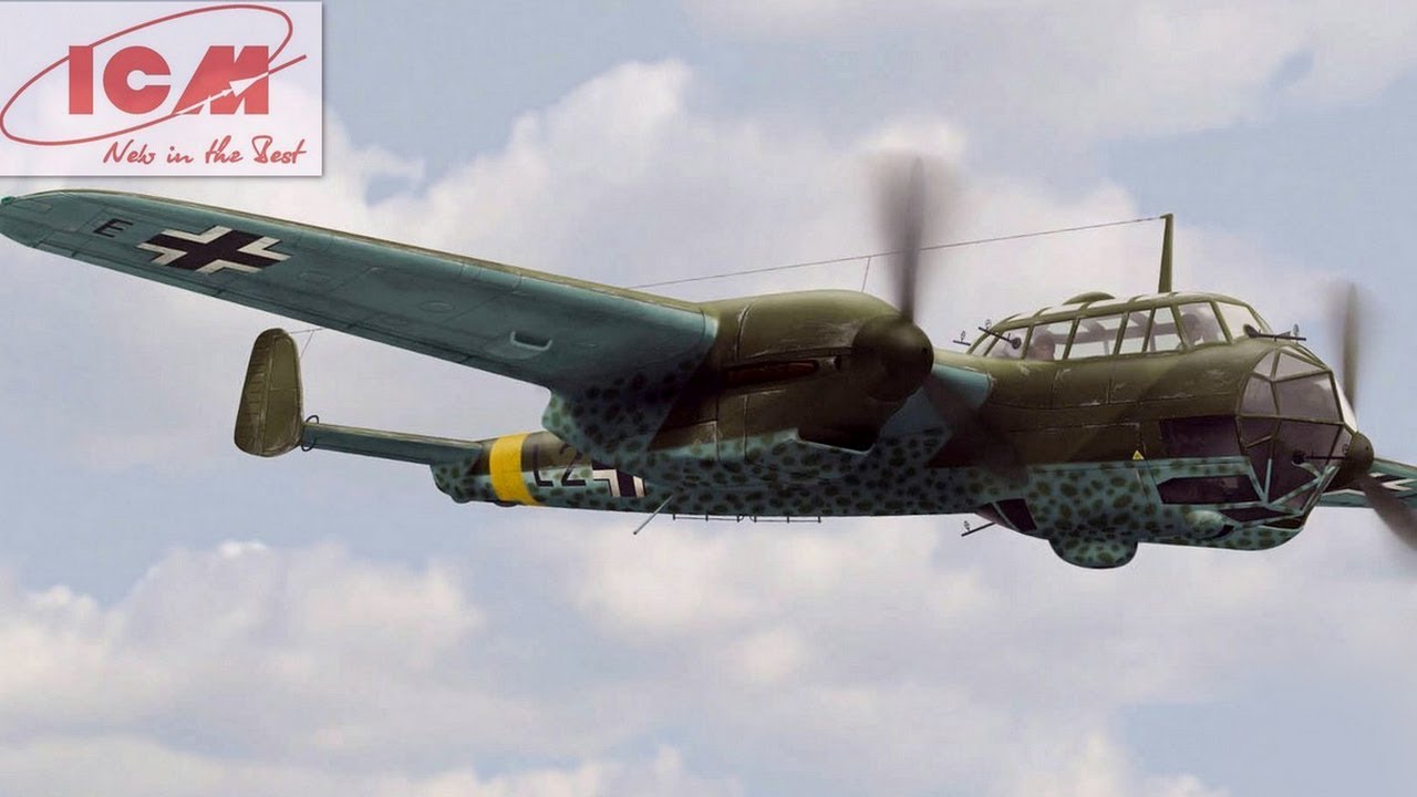 1/72 Dornier Do 215 B-4 by ICM video preview - YouTube