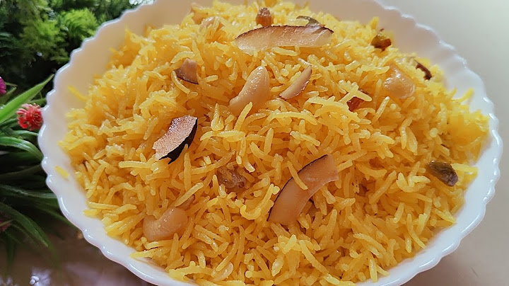 वसंत पंचमी के अवसर पर बनाएँ केसरिया मीठे चावल | Zarda Chawal | Kesariya Mitha Chawal Recipe