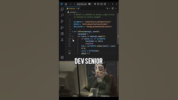 NOVATO vs EXPERTO en Python 😱🔐 ¿Cómo cifran un mensaje estilo Enigma? #pyp #python #coding #parati