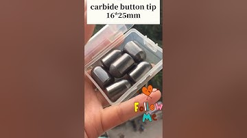 Watch ! carbide button tip rock drill tool 16*25mm #carbidetools #tungstencarbide