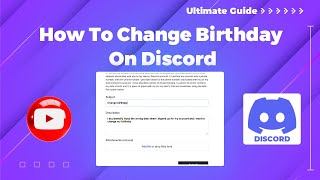 How to change birthday on discord 2022 | How to Do It