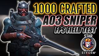 1000 Crafted A03 Sniper FPS Field Test | Star Citizen 4. screenshot 1