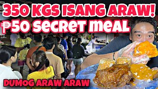 DINUDUMOG NA SECRET KANTO STYLE FRIED CHICKEN WITH UNLI JAVA RICE 50 PESOS LANG | MANILA STREET FOOD