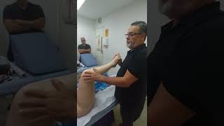 Curso De Massoterapia Do Cecth Copacabana Rj - Massagem Na Coxa E Perna Na Parte Anterior