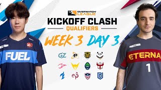 Overwatch League 2022 Season | Kickoff Clash Qualifiers | Week 3 Day 3 — West + East Encore