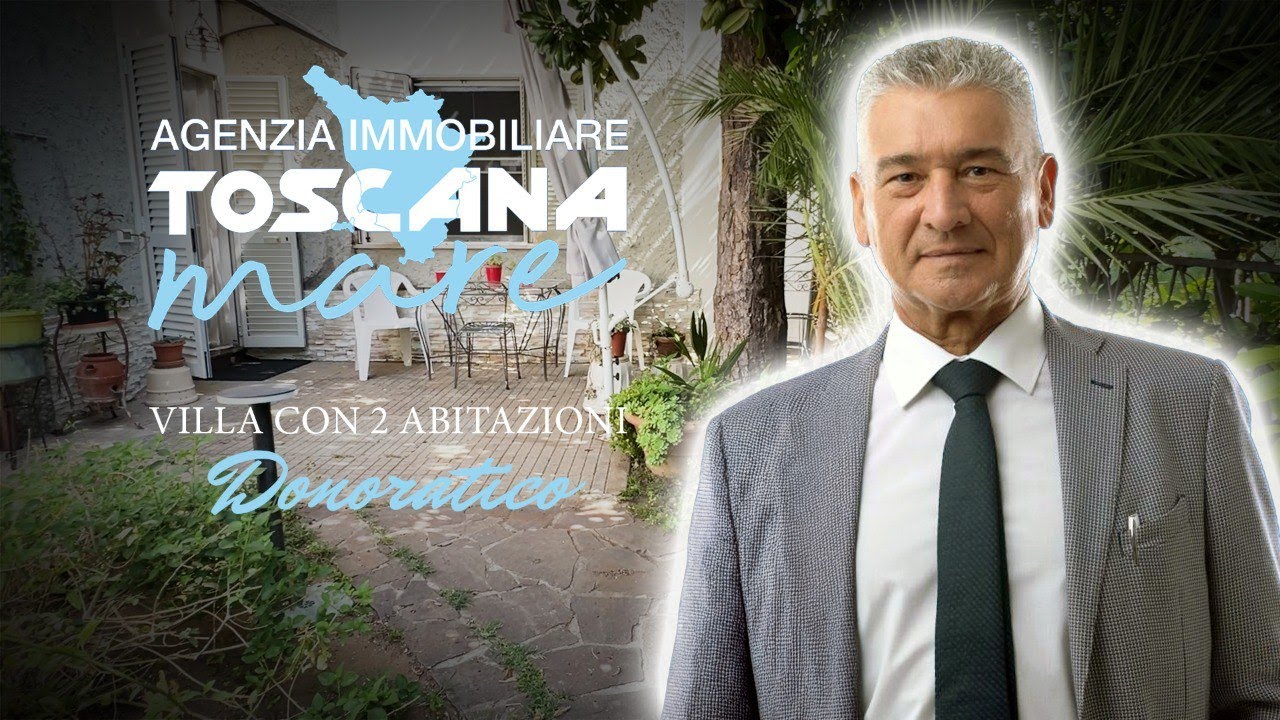 DONORATICO - VILLA CON DUE APPARTAMENTI E GIARDINO