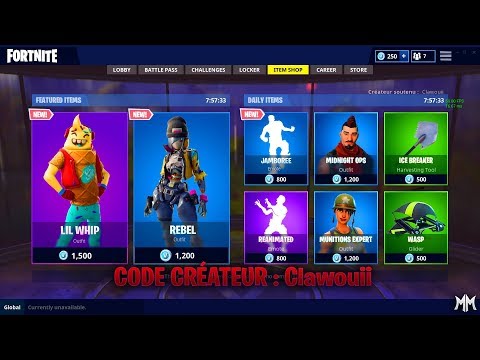 boutique fortnite du 2 mars 2019 fortnite item shop march 2 2019 saison 8 - fortnite boutique du jour 3 mars