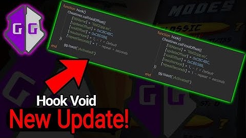 How to CALL VOID OFFSETS using Lua script - Game Guardian