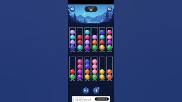 Ballsort level 72 #gaming #shortvideo #shorts