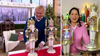Mr. Christmas 24 Animated Musical Nutcracker on QVC