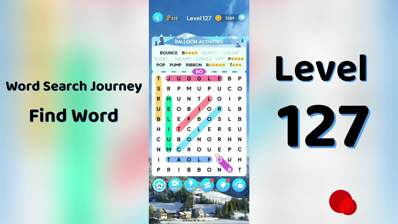 Word Search Journey Level 127 Answers | Find Word 🧩✨ | SolutionGuruji