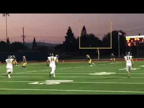 Nice return for the Tigers gives them great field position.