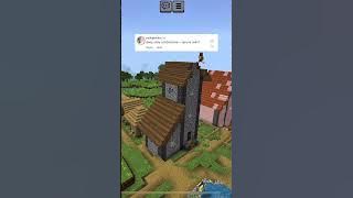 Cobblestone Village!!!    #minecraft #transformation #minecraftbuilding #trending #foryou #fyp