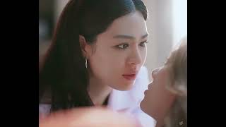 Passionate lesbian girl kissing 