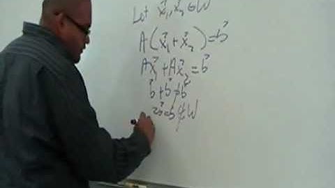 Jesus Explains Solution Sets of Ax=b and Ax=0