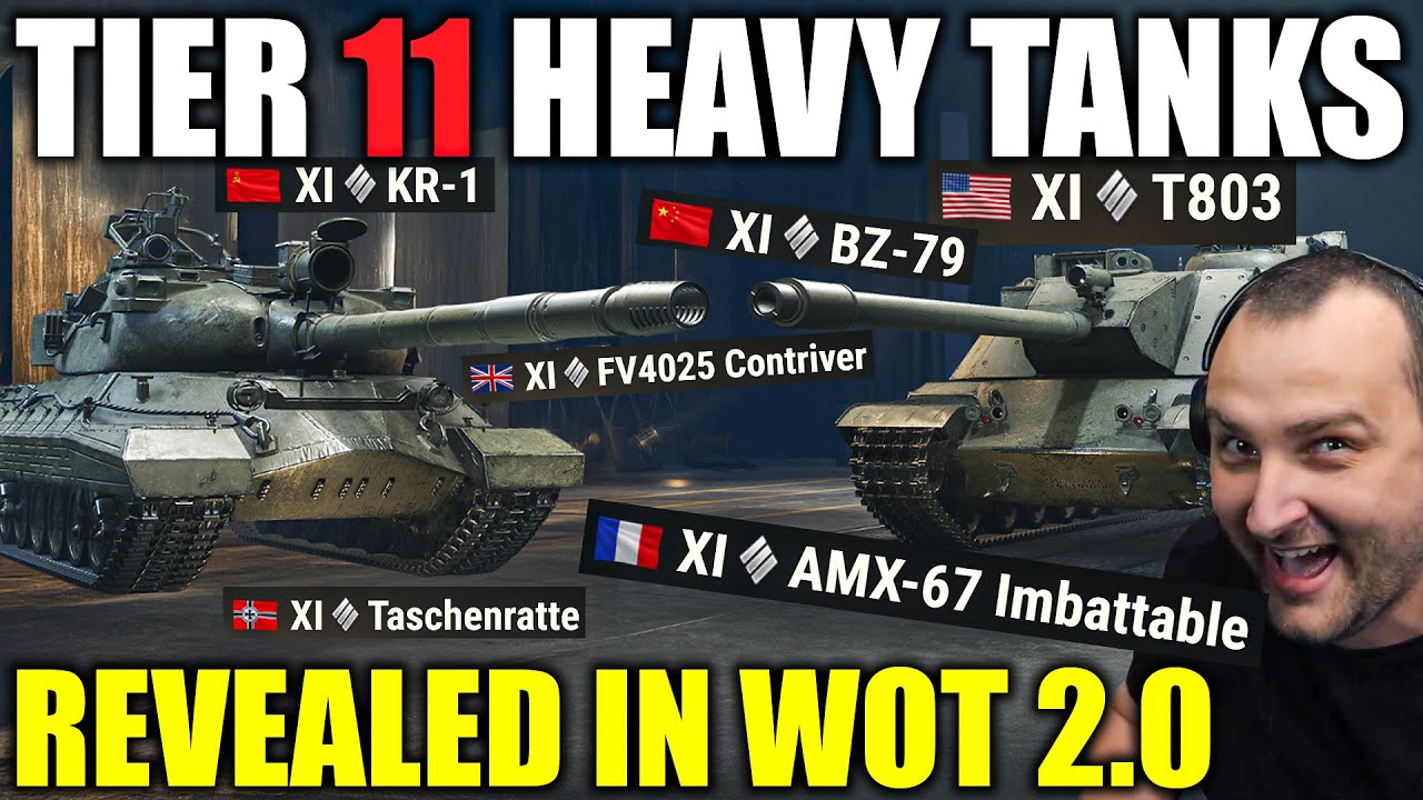 TIER 11 HEAVIES REVEALED! WoT 2.0 Just Changed Forever