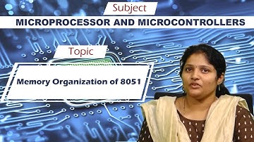 LEC30|MICROPROCESSOR AND MICROCONTROLLERS |Memory Organization of 8051 By Mrs. N Poornima Deepthi.