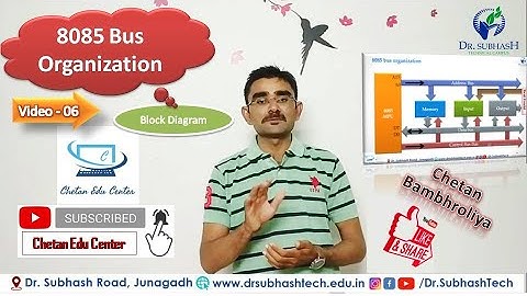 Video 6 | 8085 Bus Organization | By Chetan Bambhroliya  #BusOrganization #8085 #microprocessor