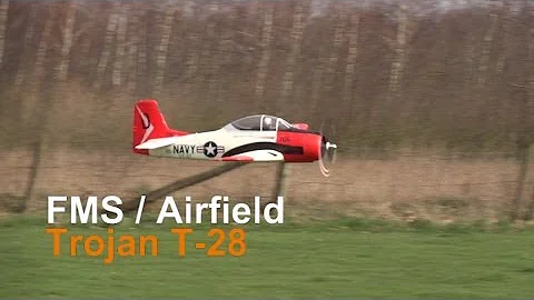 FMS Airfield Trojan T-28: 1400mm