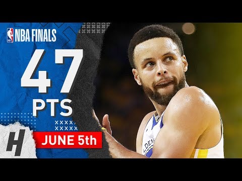 Stephen Curry Full Game 3 Highlights Warriors vs Raptors 2019 NBA Finals - 47 Pts, 8 Reb, 7 Ast