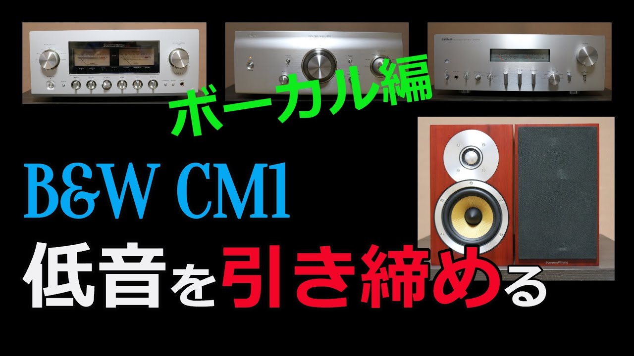 B&W Bowers＆Wilkins スピーカー CM1 CM2 痛い アンプケーブル