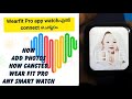 How to connect wearfit pro |smartwatch Hw22,Hw1 6,M16| How to add custom watch wallpaper |photos