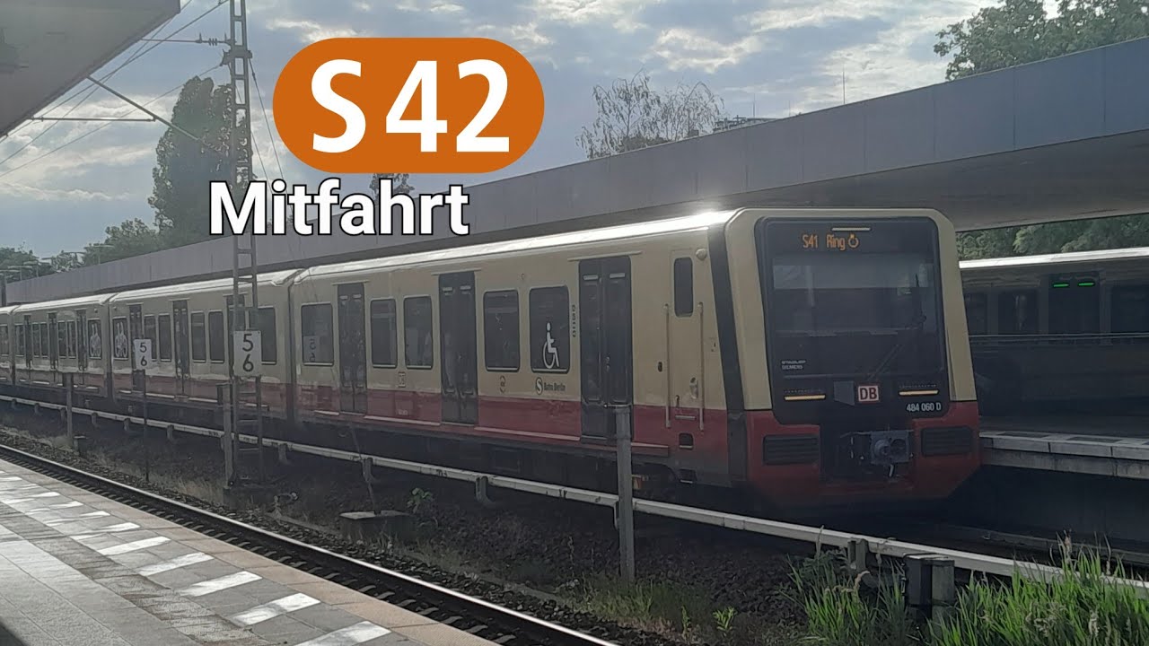 S-Bahn Berlin | Mitfahrt der S42 von Schöneberg 🔄 Tempelhof in der BR 484