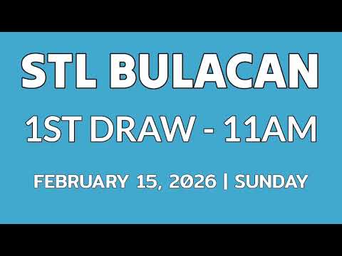 STL BULACAN result today 11AM draw February 15, 2026 morning result 1st draw Philippines