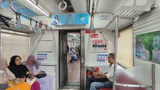 【走行音】KRL Commuter Line seri JR南武線205系205-129モハ204-354 高音95Km/h Klender-Cakung Station.