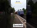 Güterzugdurchfahrt in Sarstedt mit Makro und Lichtgruß #br152 #güterzug #Sarstedt #makro #lichtgruß