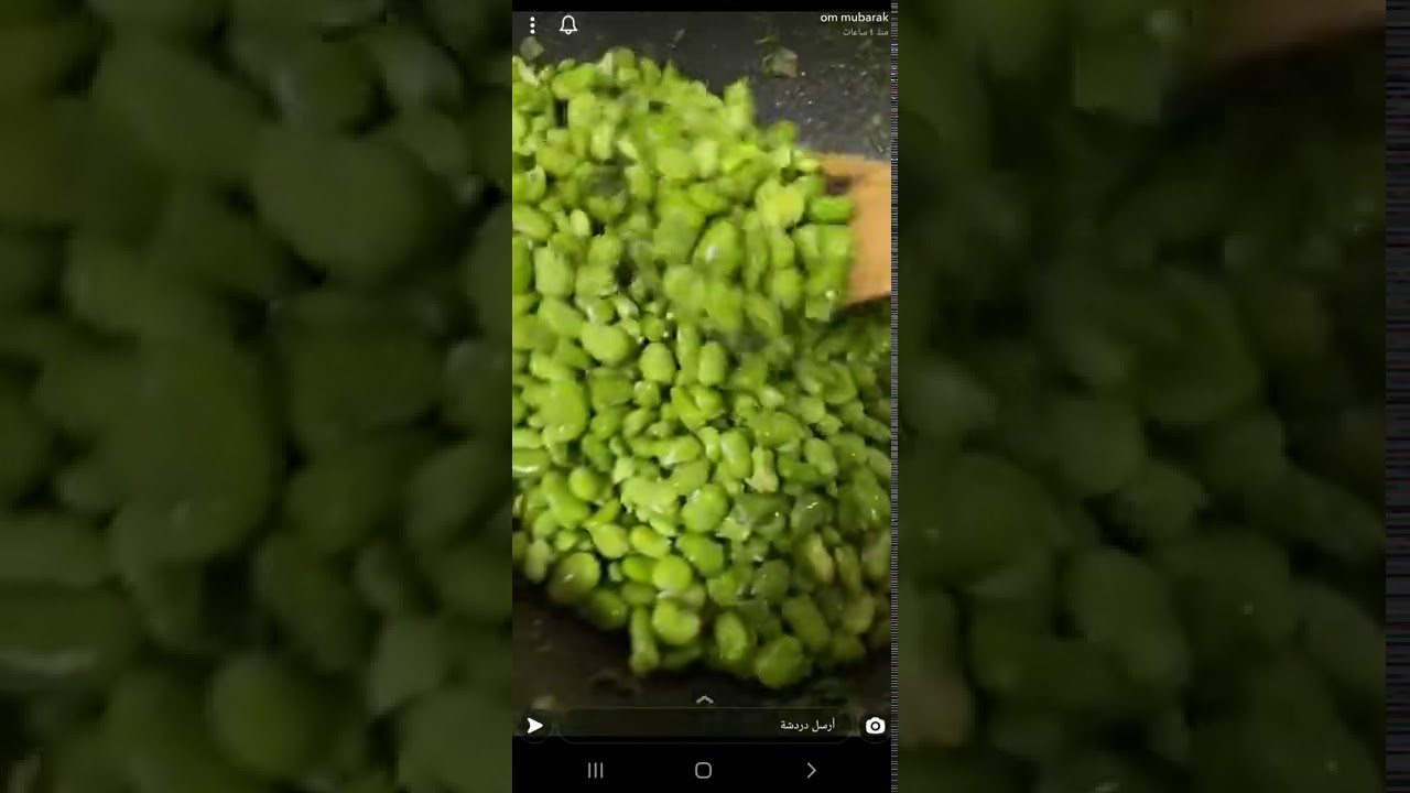 عيش باقلاء خضراء و شبنت و كشنه زركش ام مبارك غاده المسلم 11/2/2021