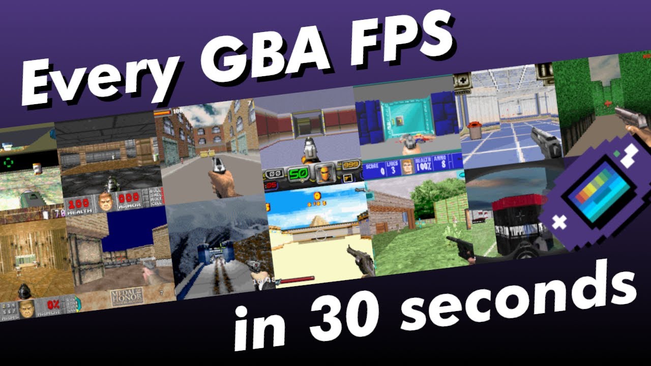 Every Game Boy Advance First Person Shooter in 30 seconds! - YouTube