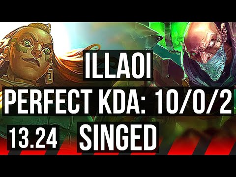 ILLAOI vs MORDEKAISER (TOP), 12 solo kills, Legendary, 13/2/3, 300+ games, KR Master