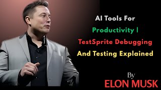AI Tools For Productivity | TestSprite Debugging And Testing Explained | ELON MUSK Motivation