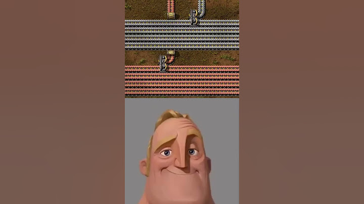 POV: You make main bus in factorio