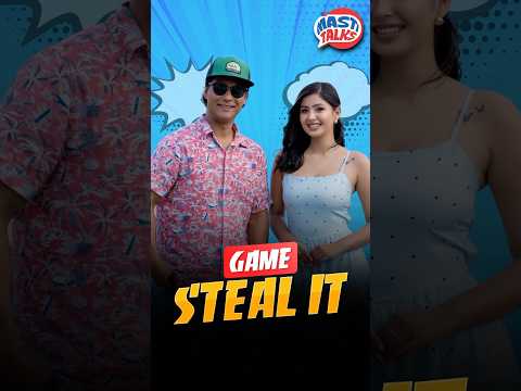 Steal it Segment with Garima Sharma 😍 #saugatmalla #garimasharma #okentertainment #jantebakhro