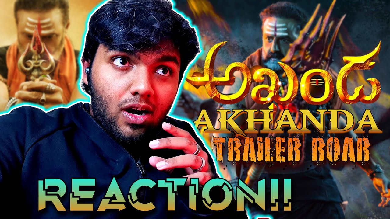 Akhanda Official Trailer | REACTION!! | NBK | Balakrishna | Boyapati Srinu | Thaman S |