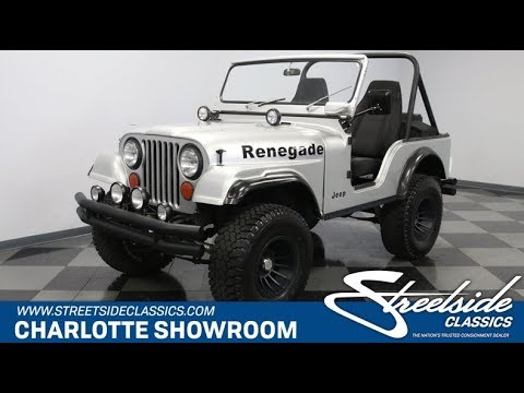 1971 Jeep CJ5 4X4 Renegade for sale | 5340 CHA - YouTube