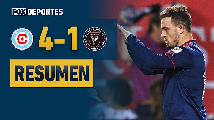 Miami sin Messi no avanza | Chicago Fire 4-1 Inter Miami | HIGHLIGTS | MLS | 4 de octubre