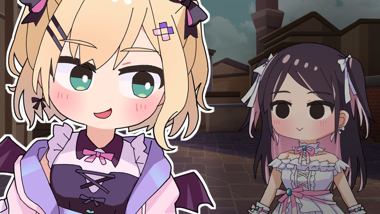 【手描き】ハブられた哀れな花芽なずなを笑顔にする胡桃のあ【ぶいすぽっ！/花芽なずな/胡桃のあ/橘ひなの/如月れん/兎咲ミミ】【マンガ動画/アニメ/VTuber】